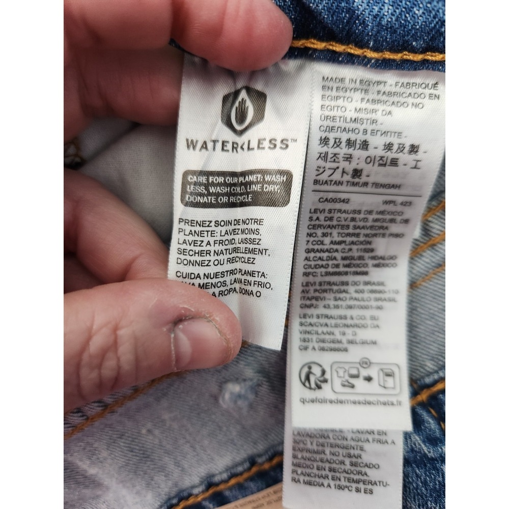 NEW LEVIS 541 Athletic Taper Jeans Stretch All Seasons Big & Tall 46x35 READ - Picture 11 of 16